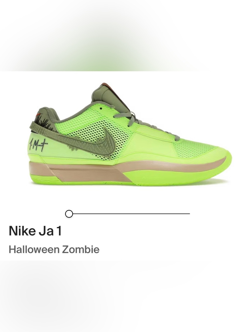 Nike Ja 1 NRG Halloween Zombie